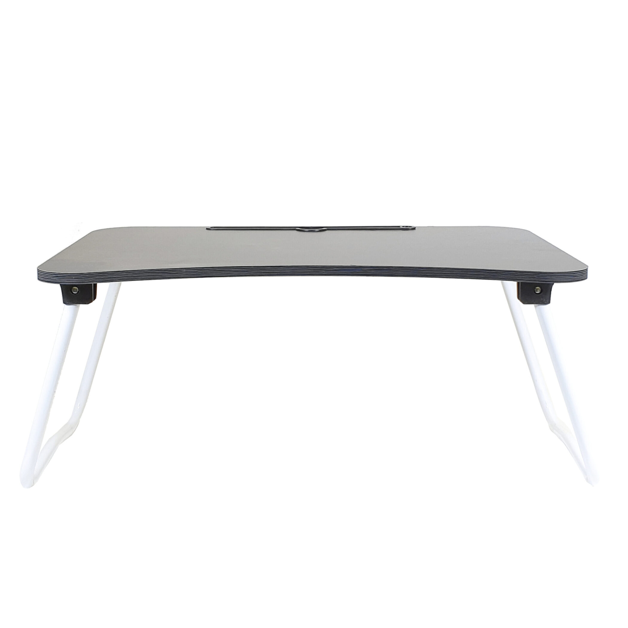 QUVIO Bedtafel voor laptop, onbijt of boek – Uitklapbaar – Zwart