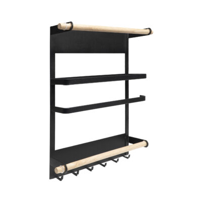 QUVIO Keukenrek – Magneetstrip – Zwart