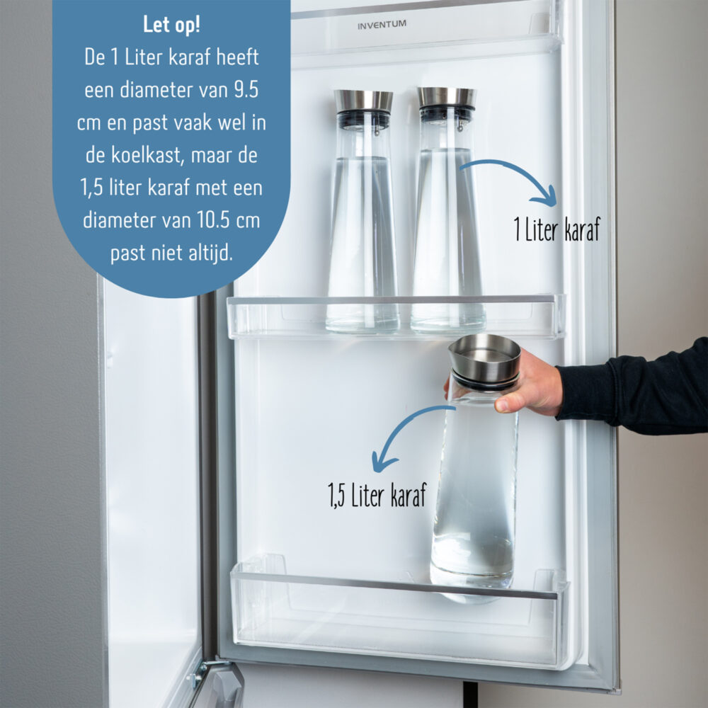 Krumble glazen water karaf – 1 liter