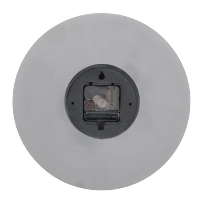 achterkant grijze klok