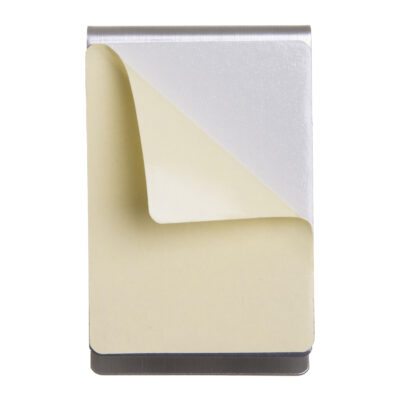 QUVIO Handdoekhouder met plakstrip – RVS – Zilver