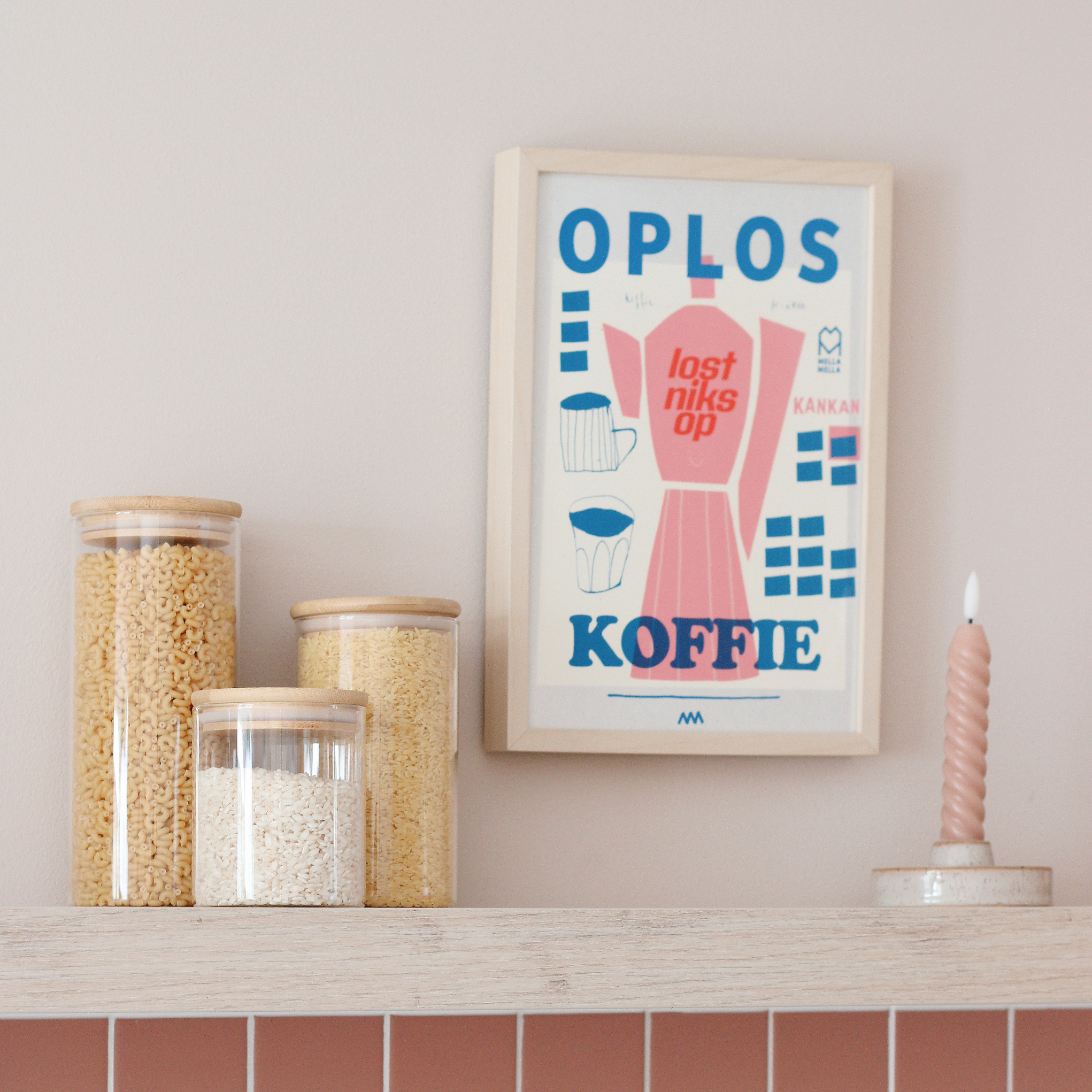 Krumble Voorraadpotten set van 3 – Diameter 9 cm