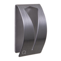 QUVIO Handdoekhouder met plakstrip – RVS – Zilver