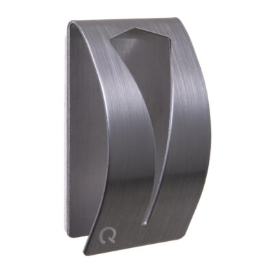 QUVIO Handdoekhouder met plakstrip – RVS – Zilver