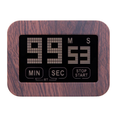 Krumble Digitale kookwekker – Houtlook – Wit