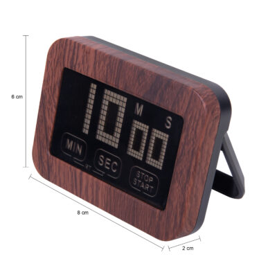 Krumble Digitale kookwekker – Houtlook – Wit