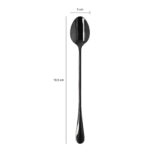 Krumble Latte Macchiato lepels set van 4 – Zwart