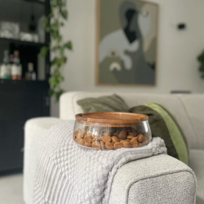 glazen opbergbakje quvio