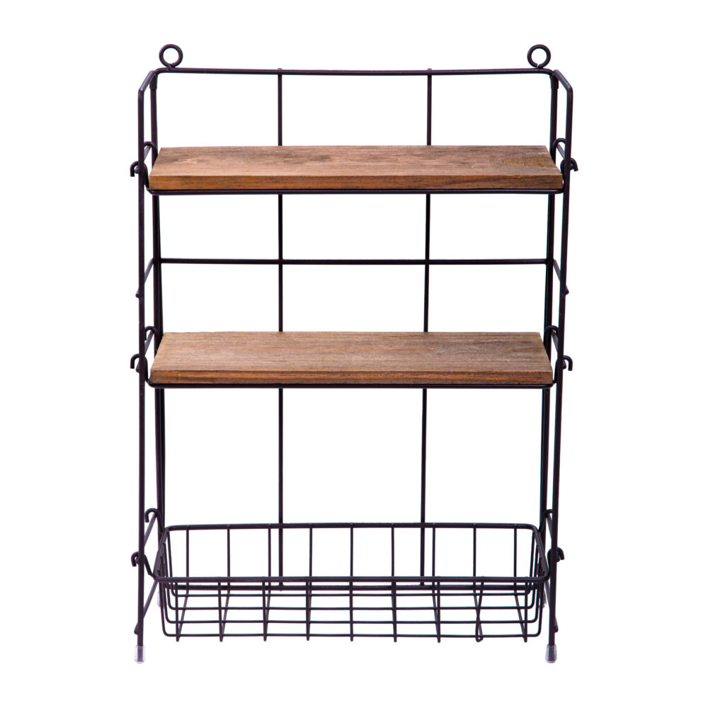 quvio keukenrek metaal hout