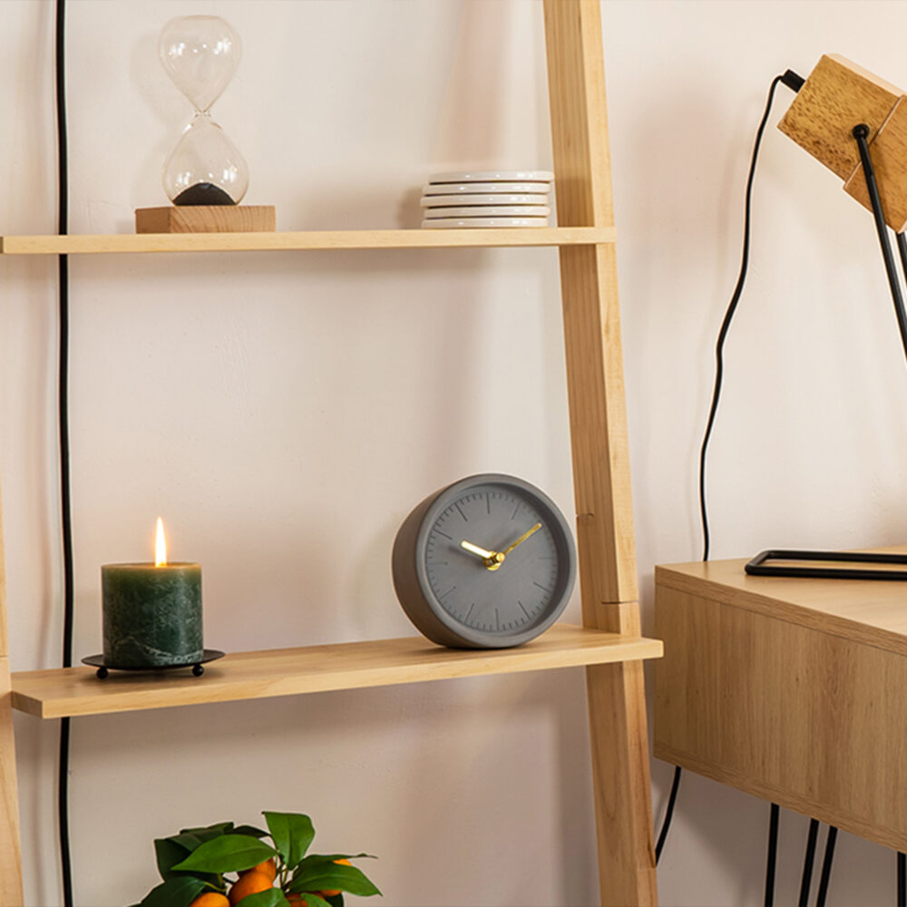 tafelklok beton rond