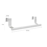 QUVIO Handdoekhouder – RVS – 6,5 x 23,5 x 6 cm