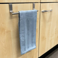 QUVIO Handdoekhouder – RVS – 6,5 x 23,5 x 6 cm