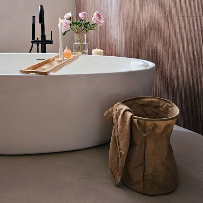 QUVIO Wasmand met handvaten – Inhoud 43 Liter