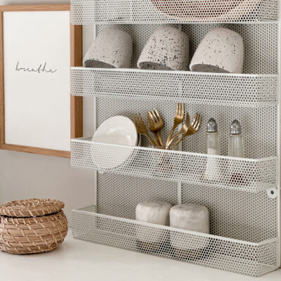 QUVIO Kruidenrek groot wit