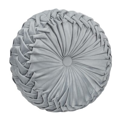 Grijze sierkussen rond