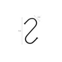 haken 6 bij 2 cm