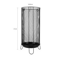 zwarte paraplubak draadstaal