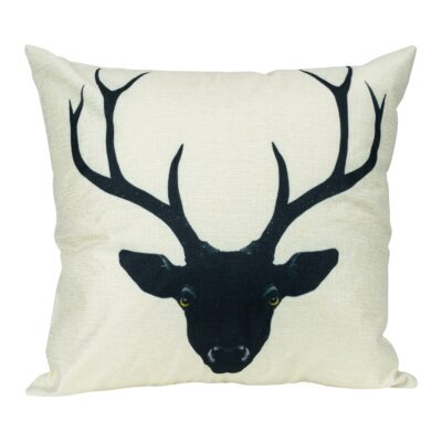 gevuld sierkussen met rendier