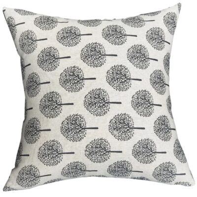 gevuld sierkussen beige boom