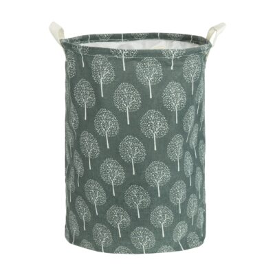 Wasmand met boom patroon