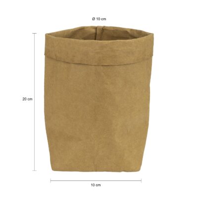 Bruine plantenzak van kraftpapier