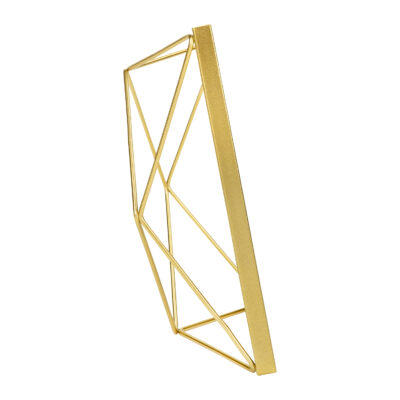 Hexagon fotolijst in het goud