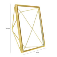 Hexagon fotolijst in het goud