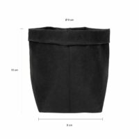 Zwarte plantenzak van kraftpapier