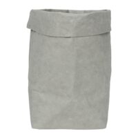 Plantenzak van kraftpapier in het grijs