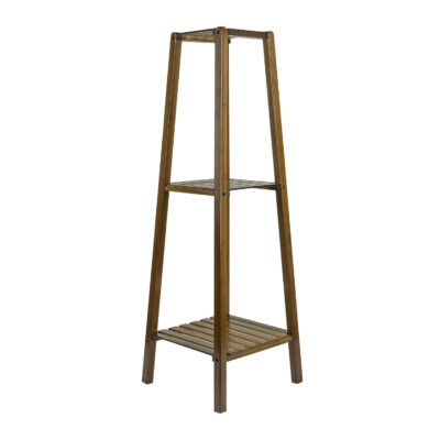 Bamboe plantenstandaard in het bruin