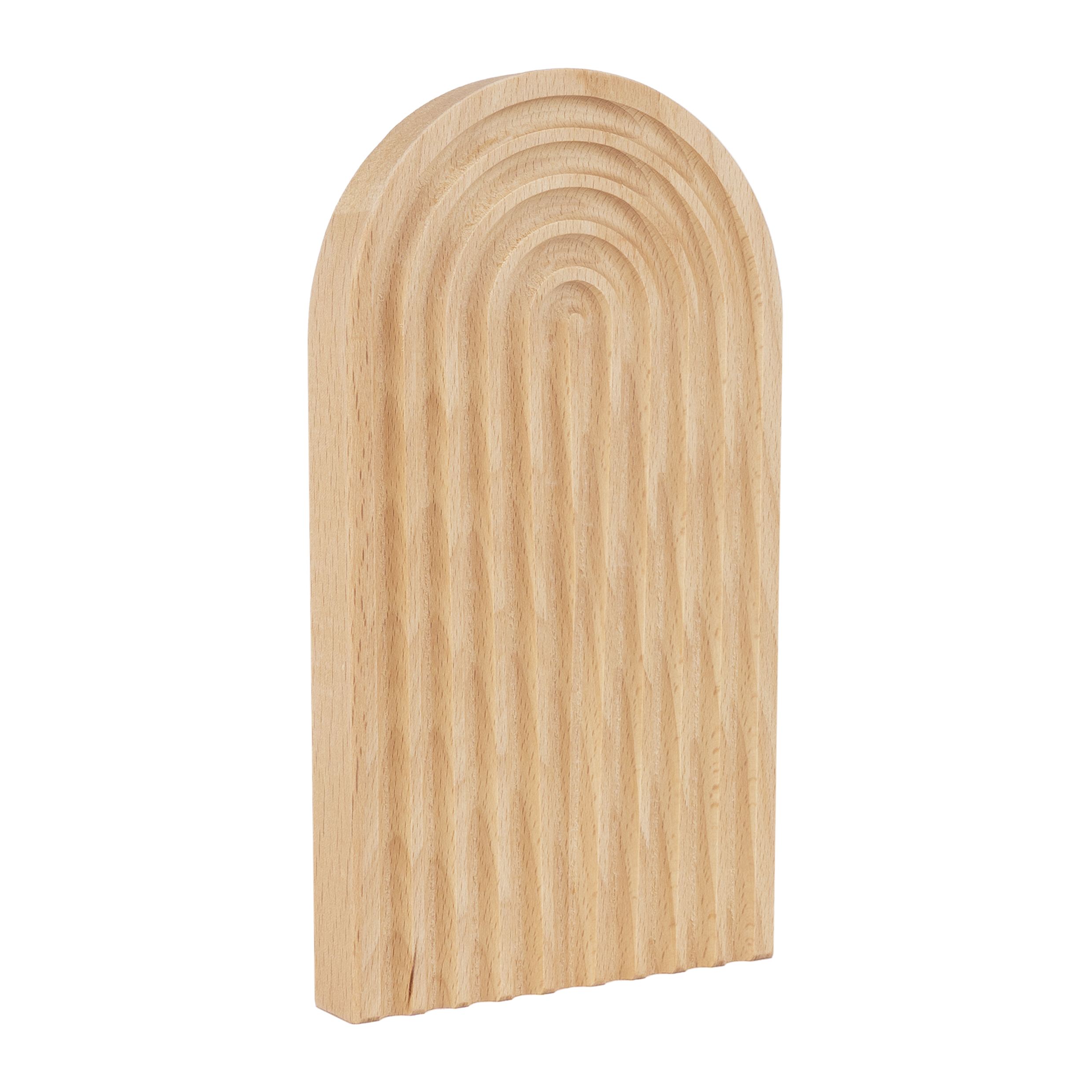QUVIO Decoratieve beeld - Tray - Hout - Bruin