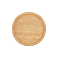 Ronde onderzetters set van 4 van hout