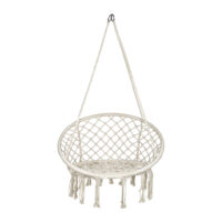 Beige hangstoel