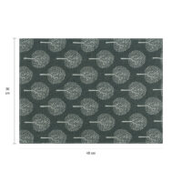Katoenen placemat met boom patroon