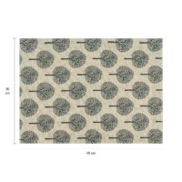Beige placemat met boom patroon
