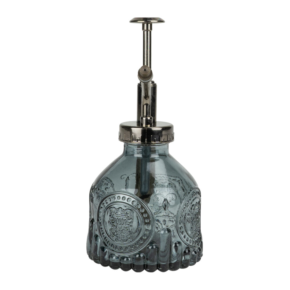 Glazen plantenspuit met patroon