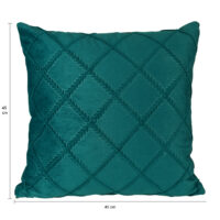 donkergroene sierkussen fluweel