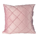 Roze sierkussen van fluweel