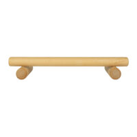 Houten kledingrek voor wand