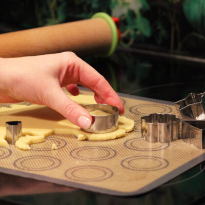 Krumble Uitsteekvormpjes – Set van 24 – Metaal – Zilver