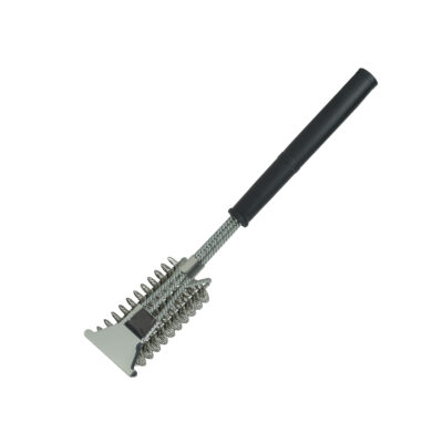 Stalen schoonmaakborstel voor grill of ovenrooster