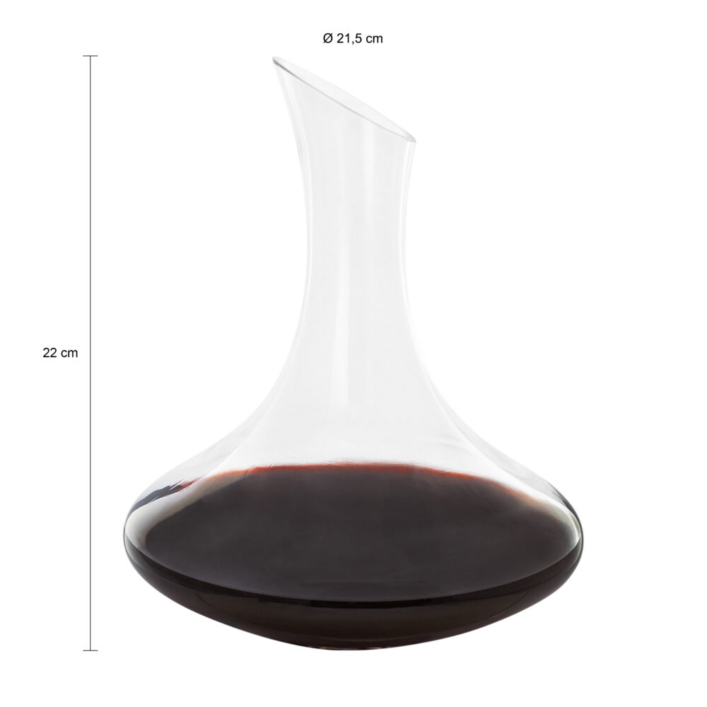 Decanteer karaf van glas