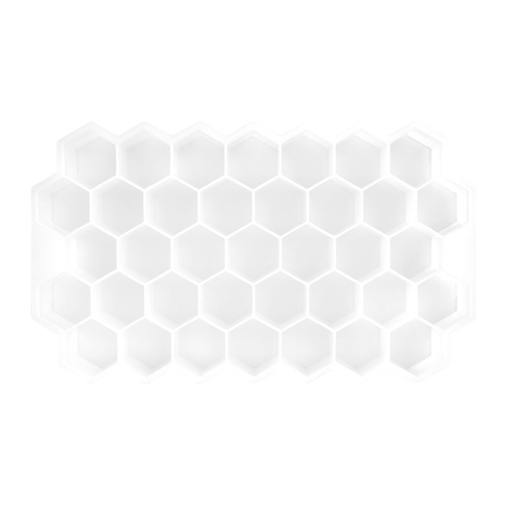 37 ijsblokjes uit deze ijsblokjesvorm voor in de diepvries