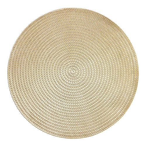 Gouden placemat van PVC