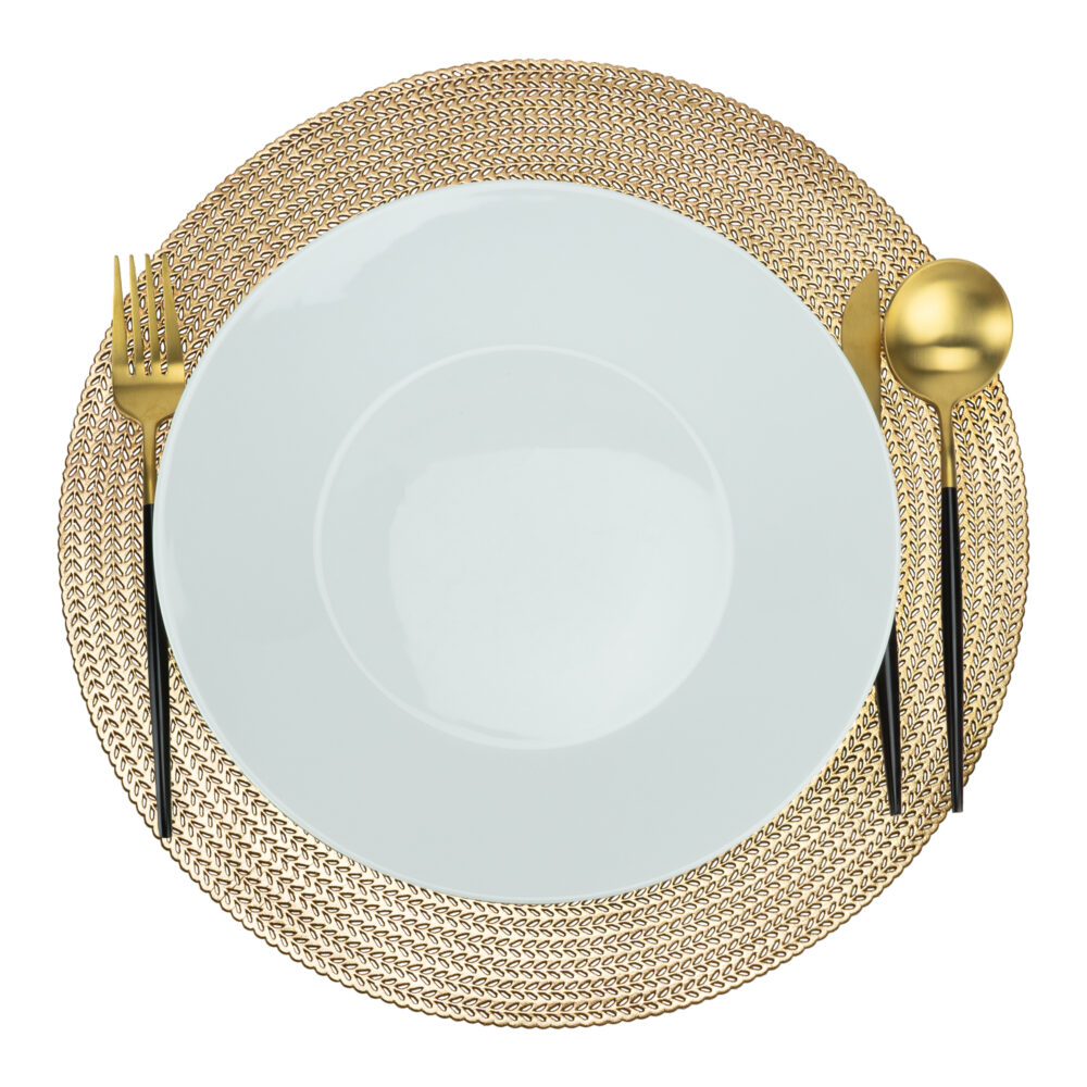 Gouden placemat van PVC