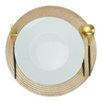 Gouden placemat van PVC