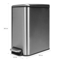 Afmetingen prullenbak