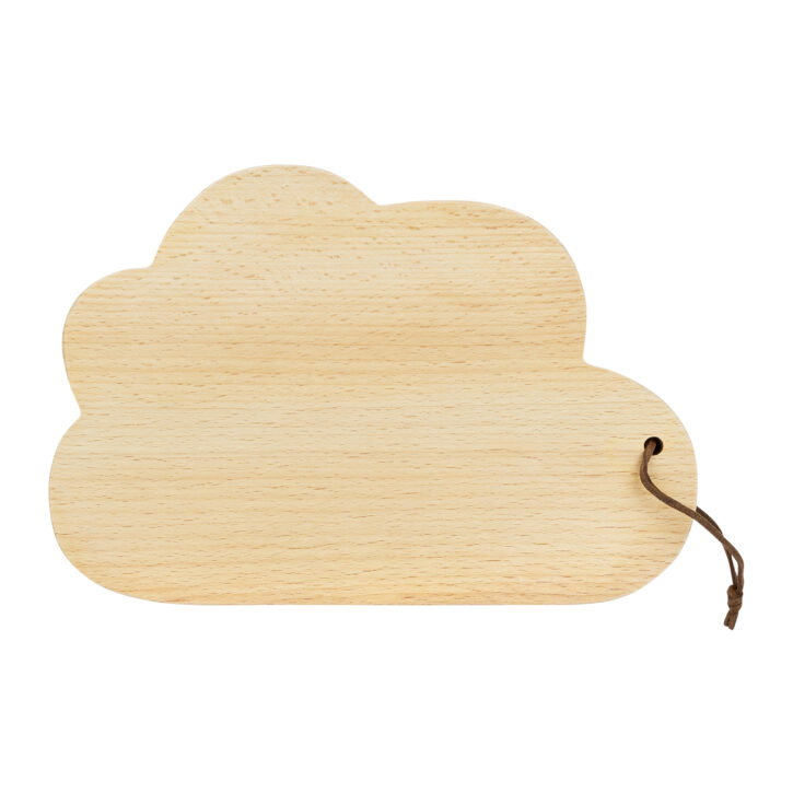 houten serveerplank wolk vorm