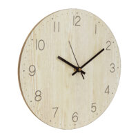 Houten wandklok
