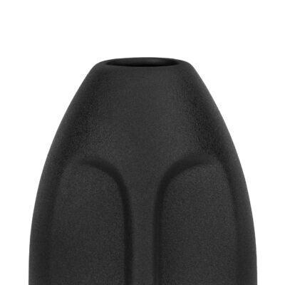 bovenkant zwarte vaas